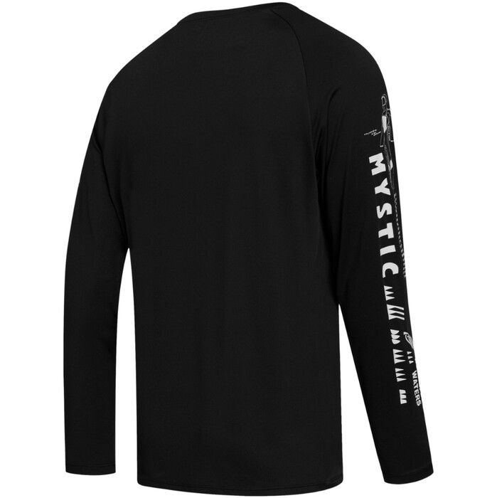 2024 Mystic Mnner Tactic Long Sleeve Loosefit Quickdry Top 35001.240166 - Black